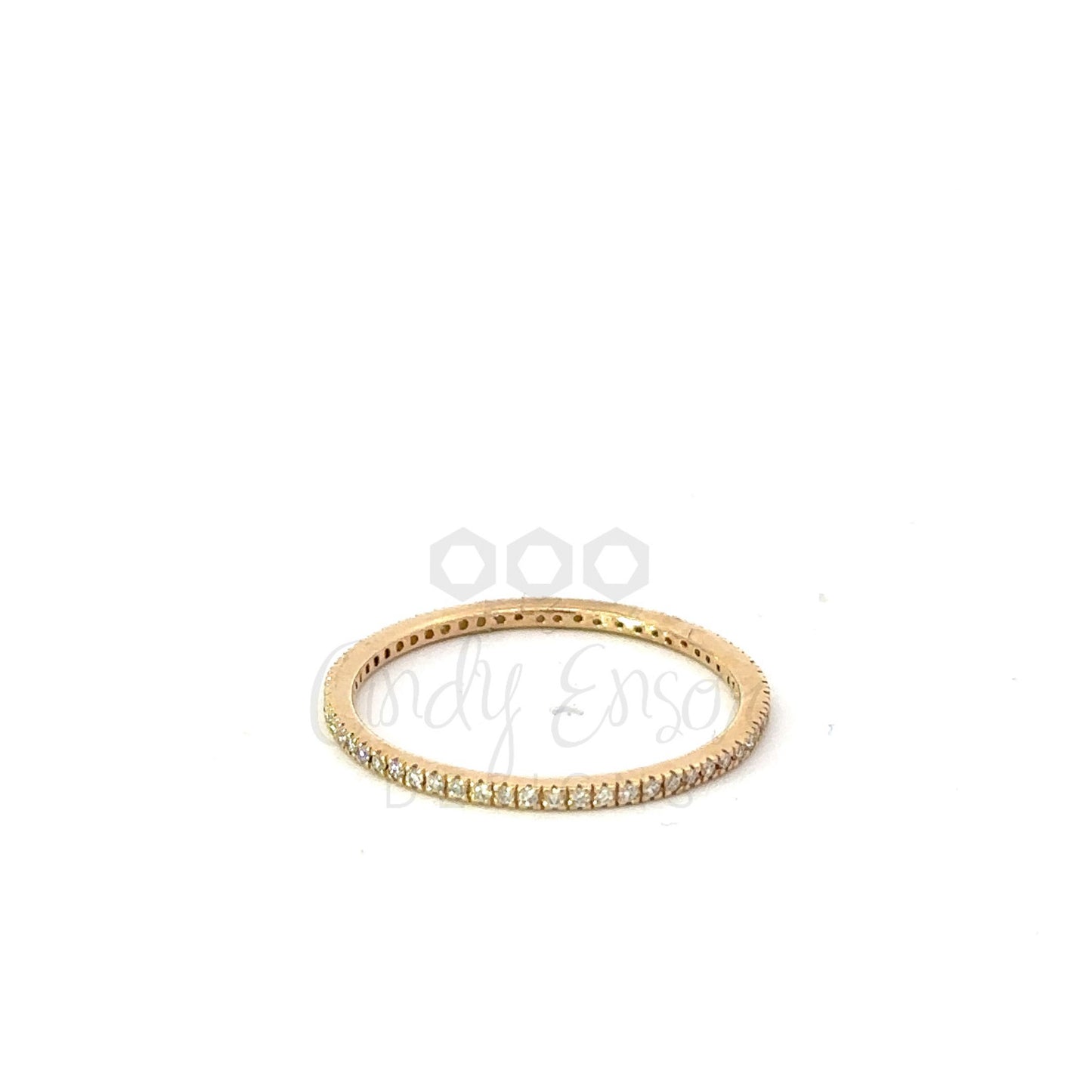 Thin Pave Diamond Eternity Band