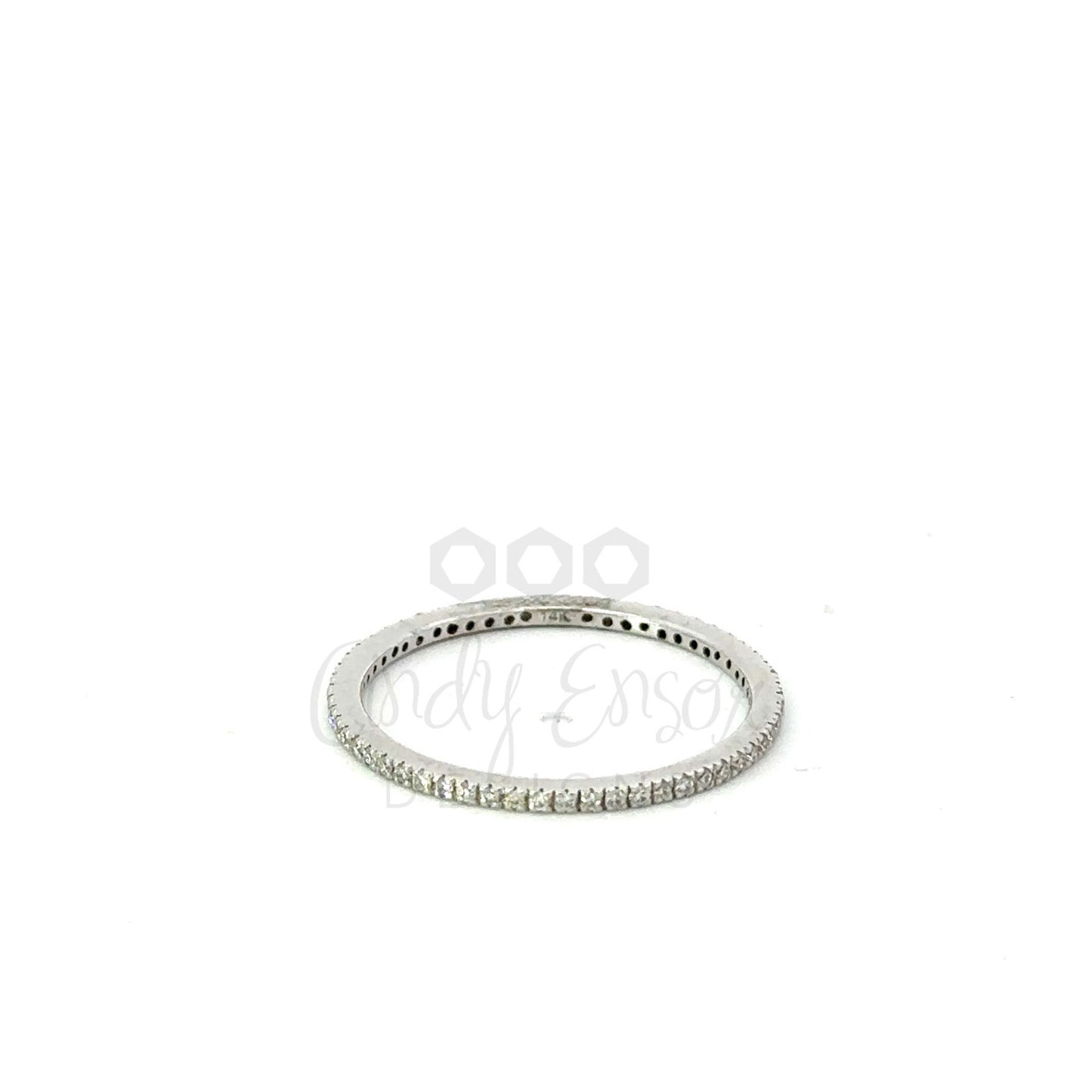 Thin Pave Diamond Eternity Band