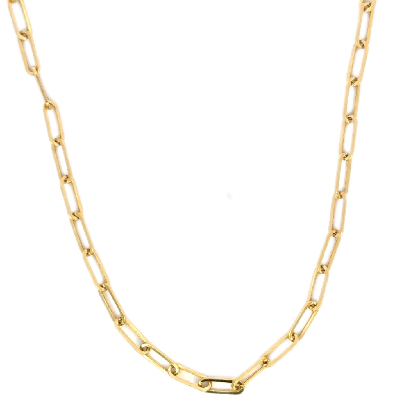 Paper Clip Chain Necklace