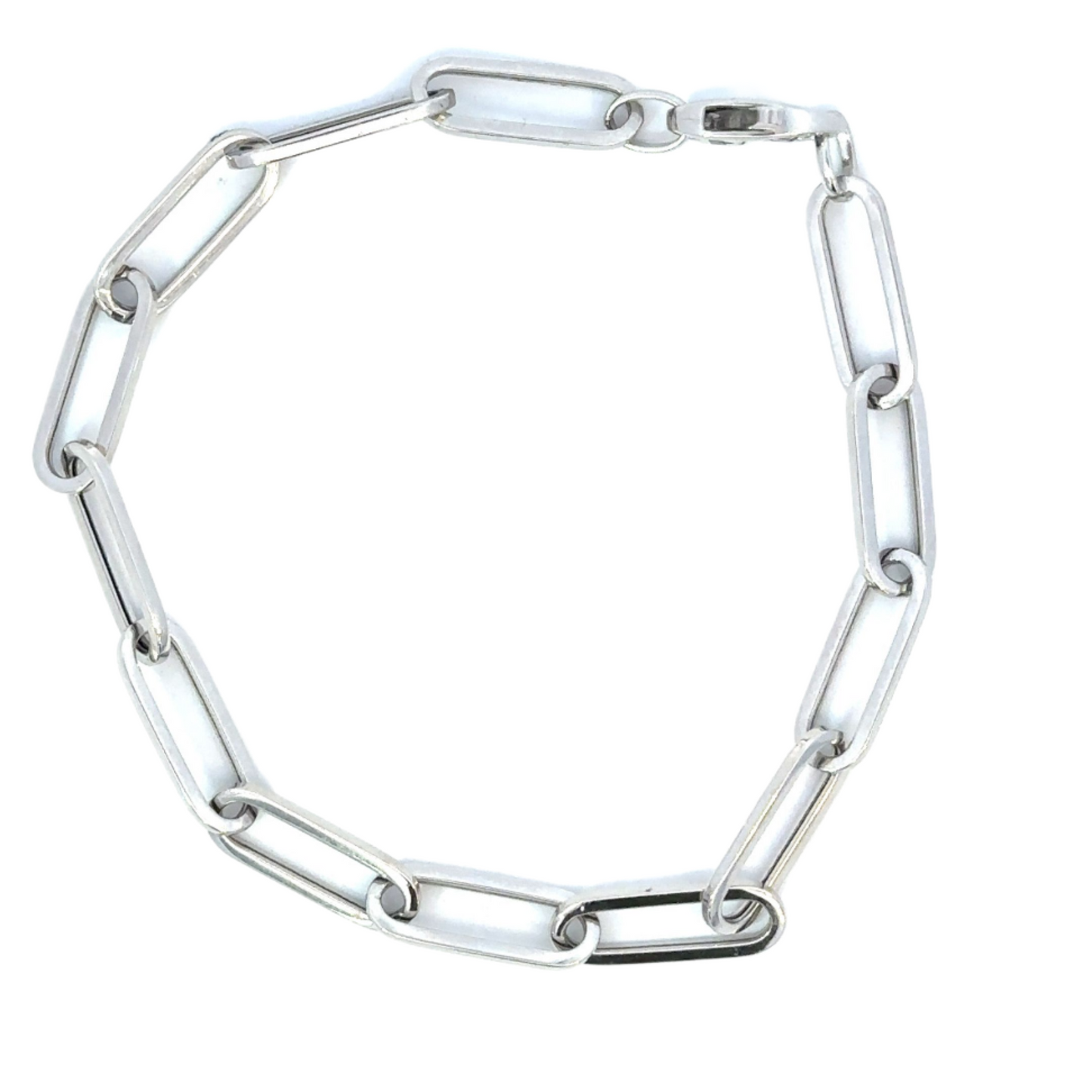 Paper Clip Chain Bracelet