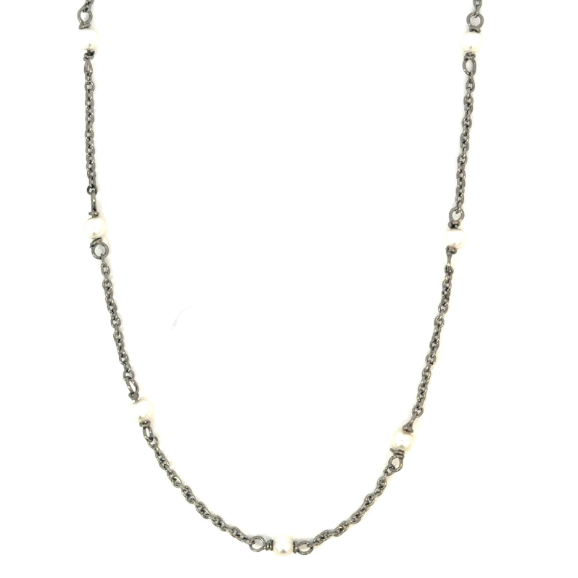 Pearl Station Necklace