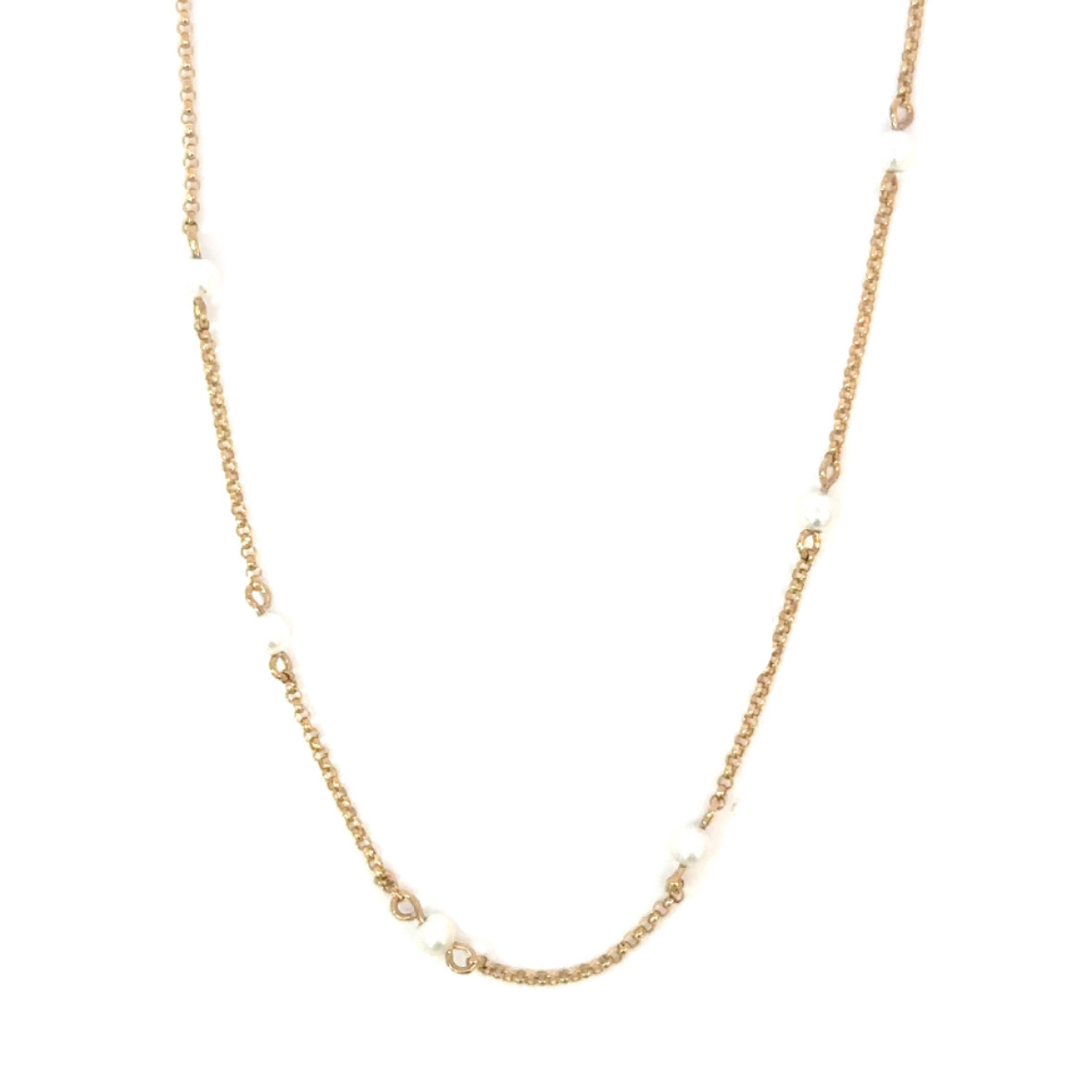 Pearl Station Necklace