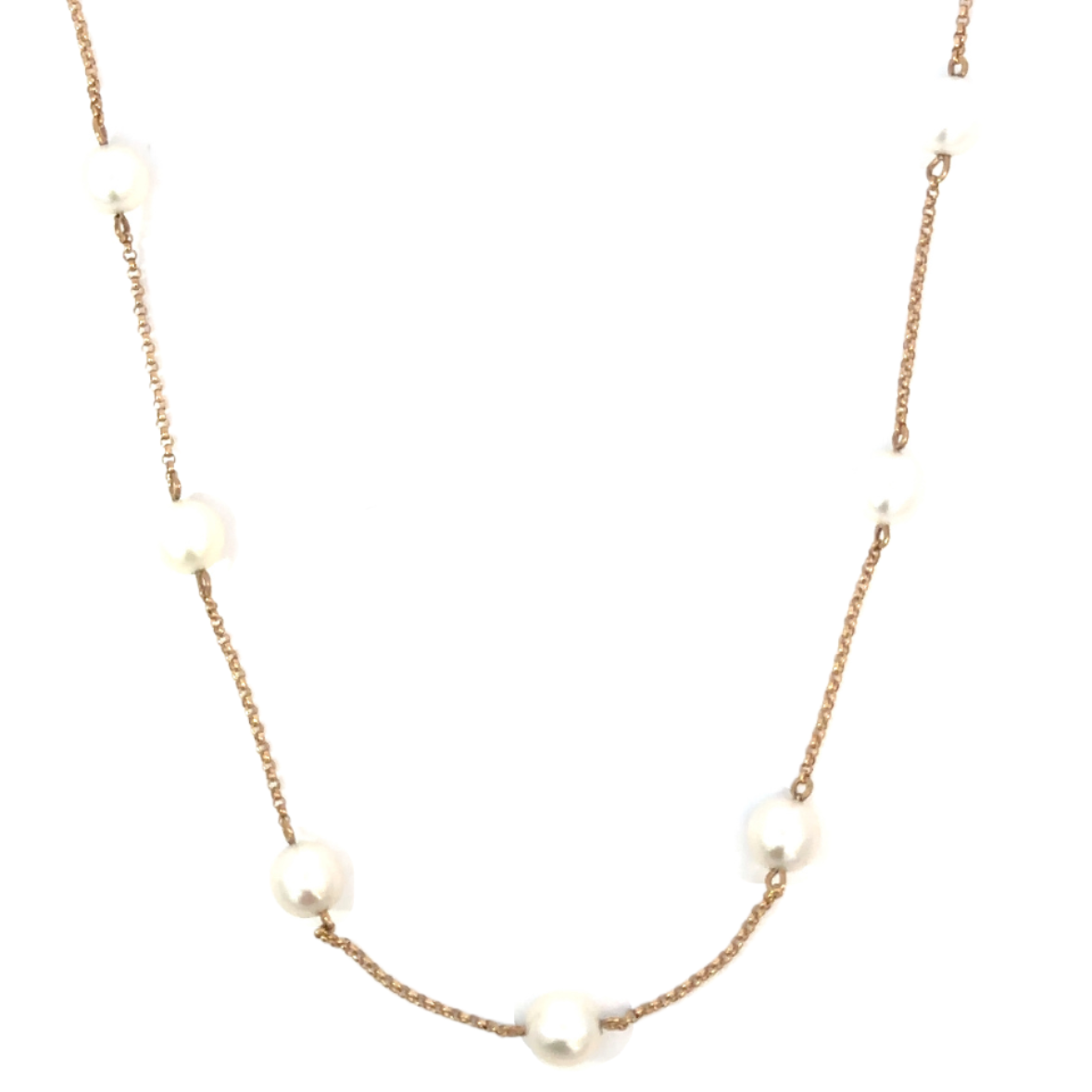 Pearl Station Necklace