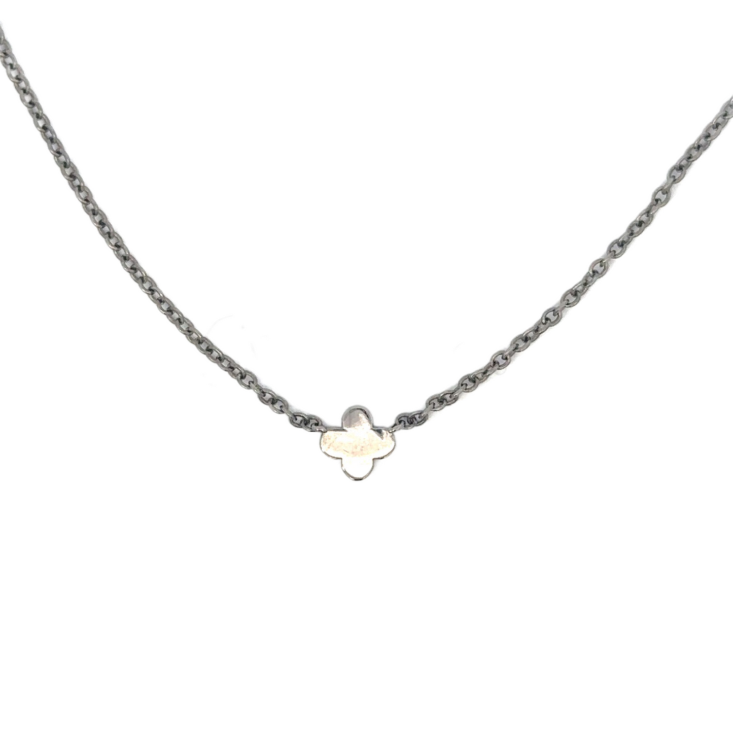 Single Dainty Clover Necklace
