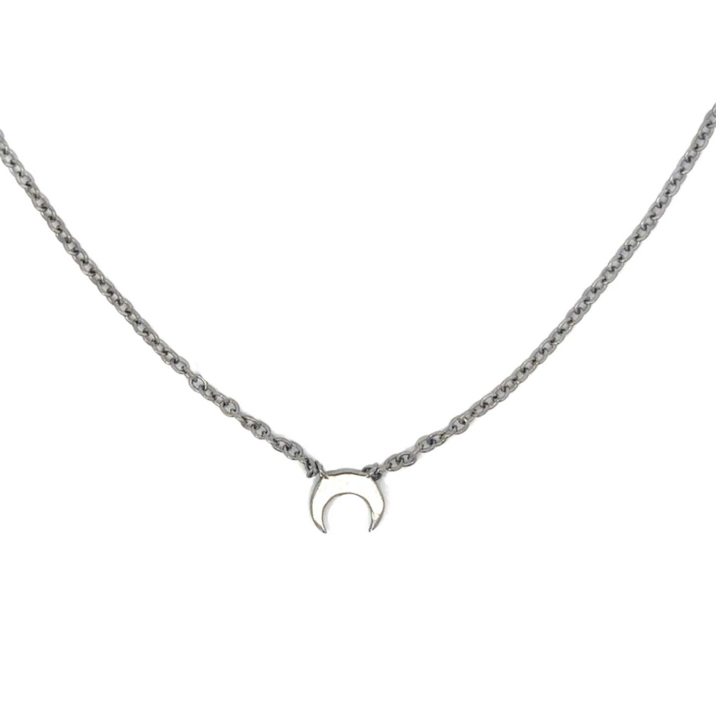 Dainty Upside Down Crescent Necklace