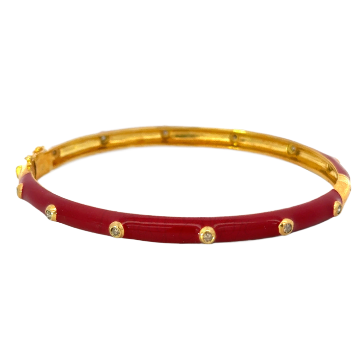 Enamel Diamond Bracelet