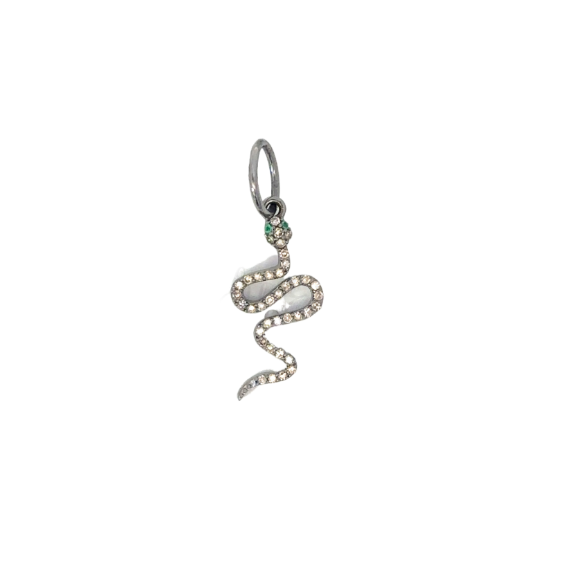 Pave Diamond Snake Pendant