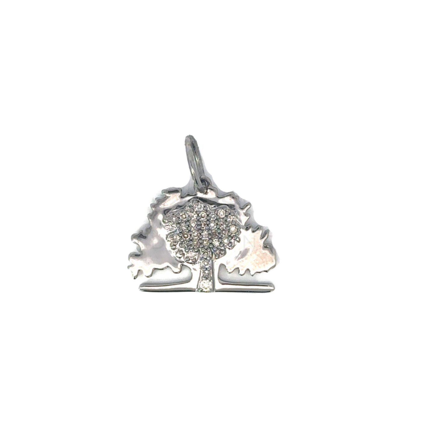 Tree of Life Pendant with Pave Diamond Accents