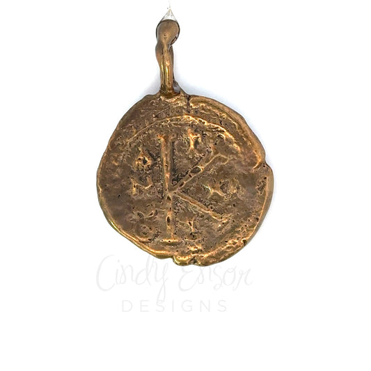 Roman Coin Pendant "K"