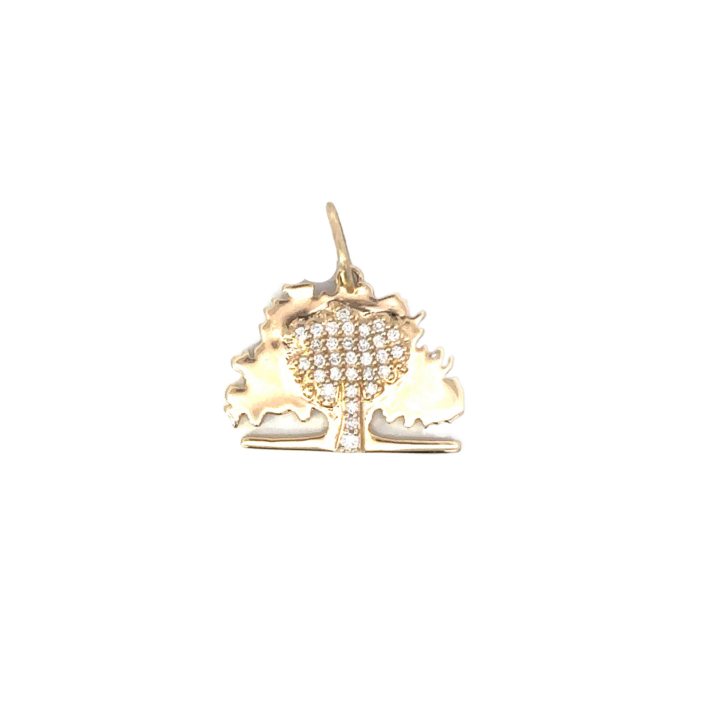 Tree of Life Pendant with Pave Diamond Accents