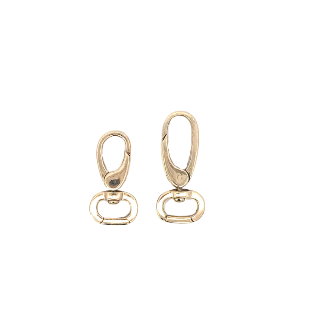 Yellow Gold Swivel Clip on Lobster Bail