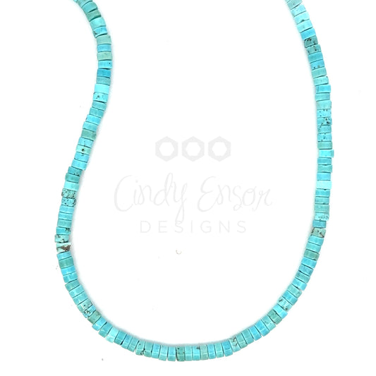 Colored Heishi Bead Necklace