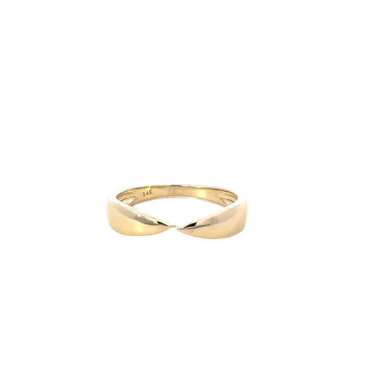 Yellow Gold Polished Open Ring