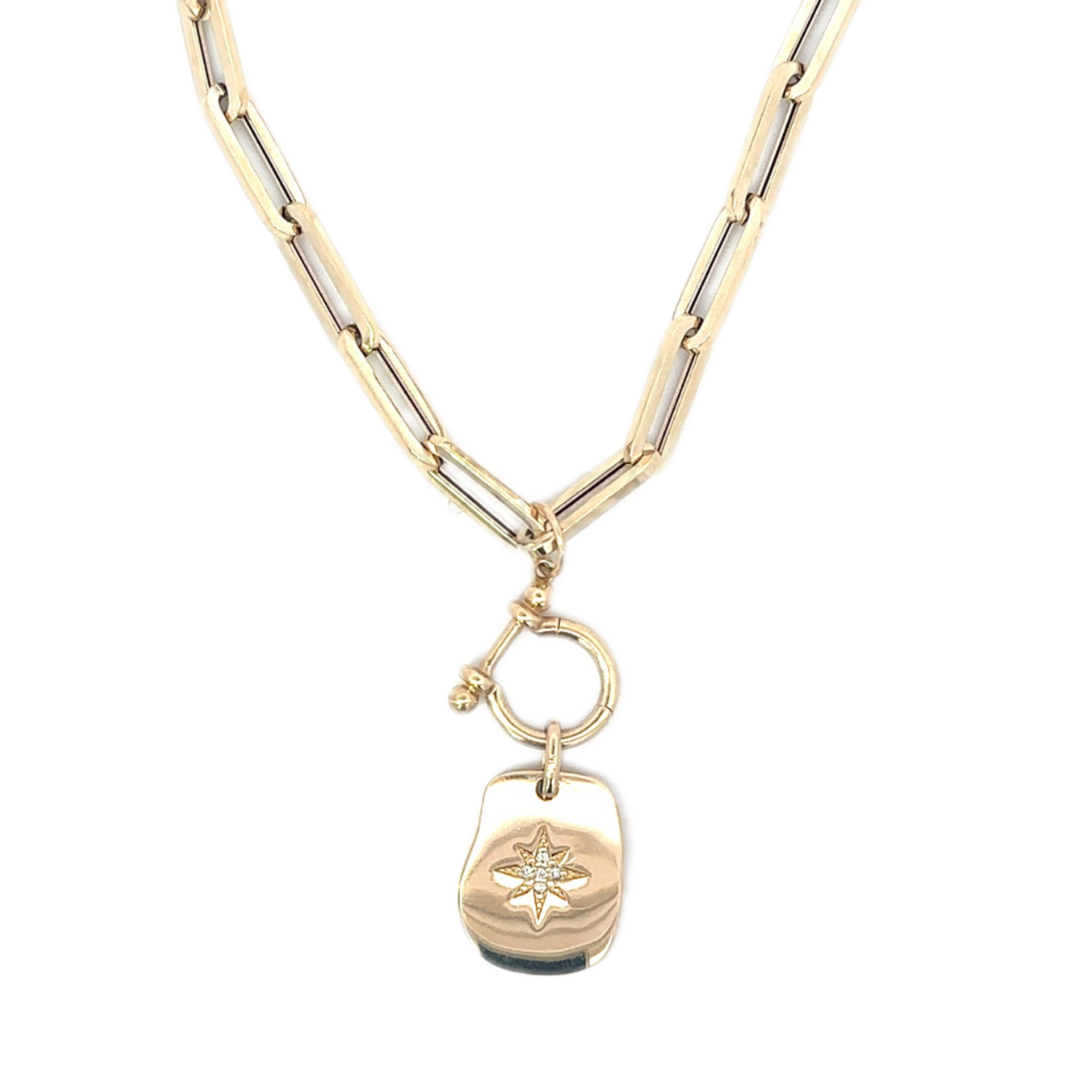 Paper Clip Chain Necklace