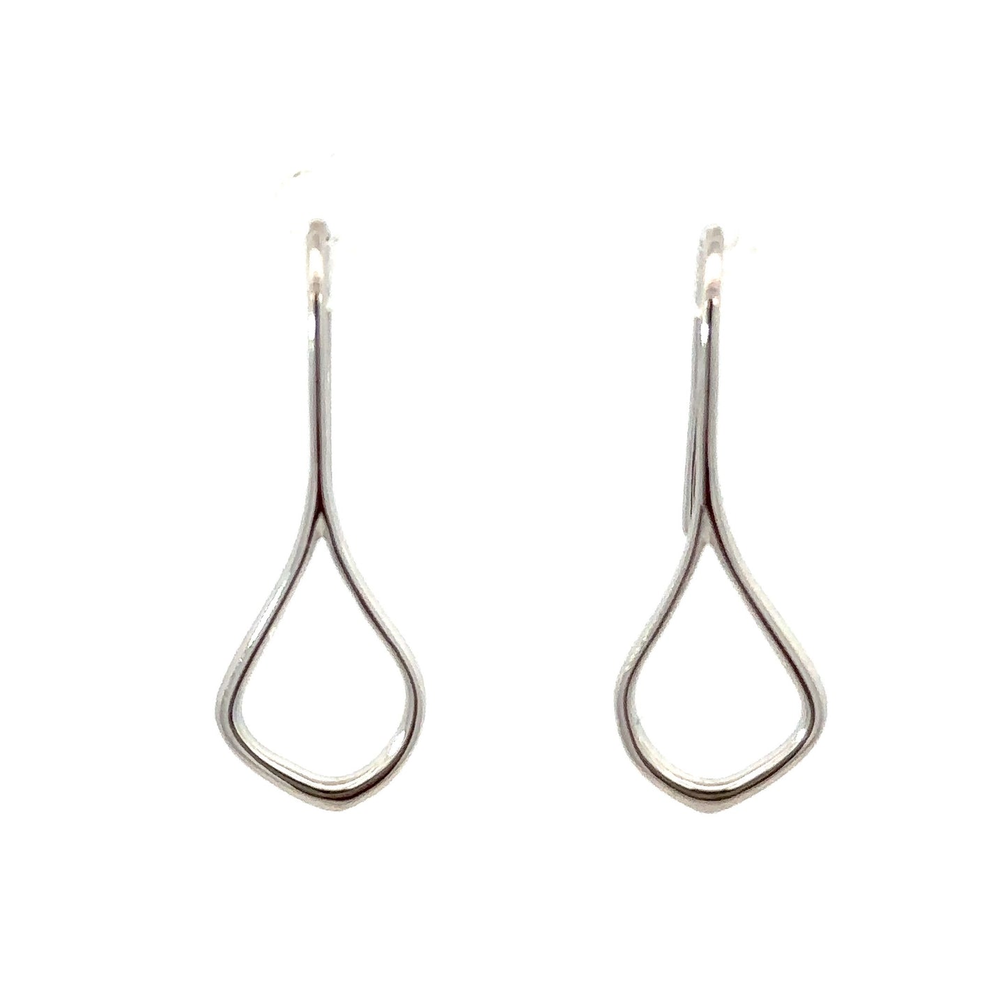 Fish Hook Tear Drop Earring