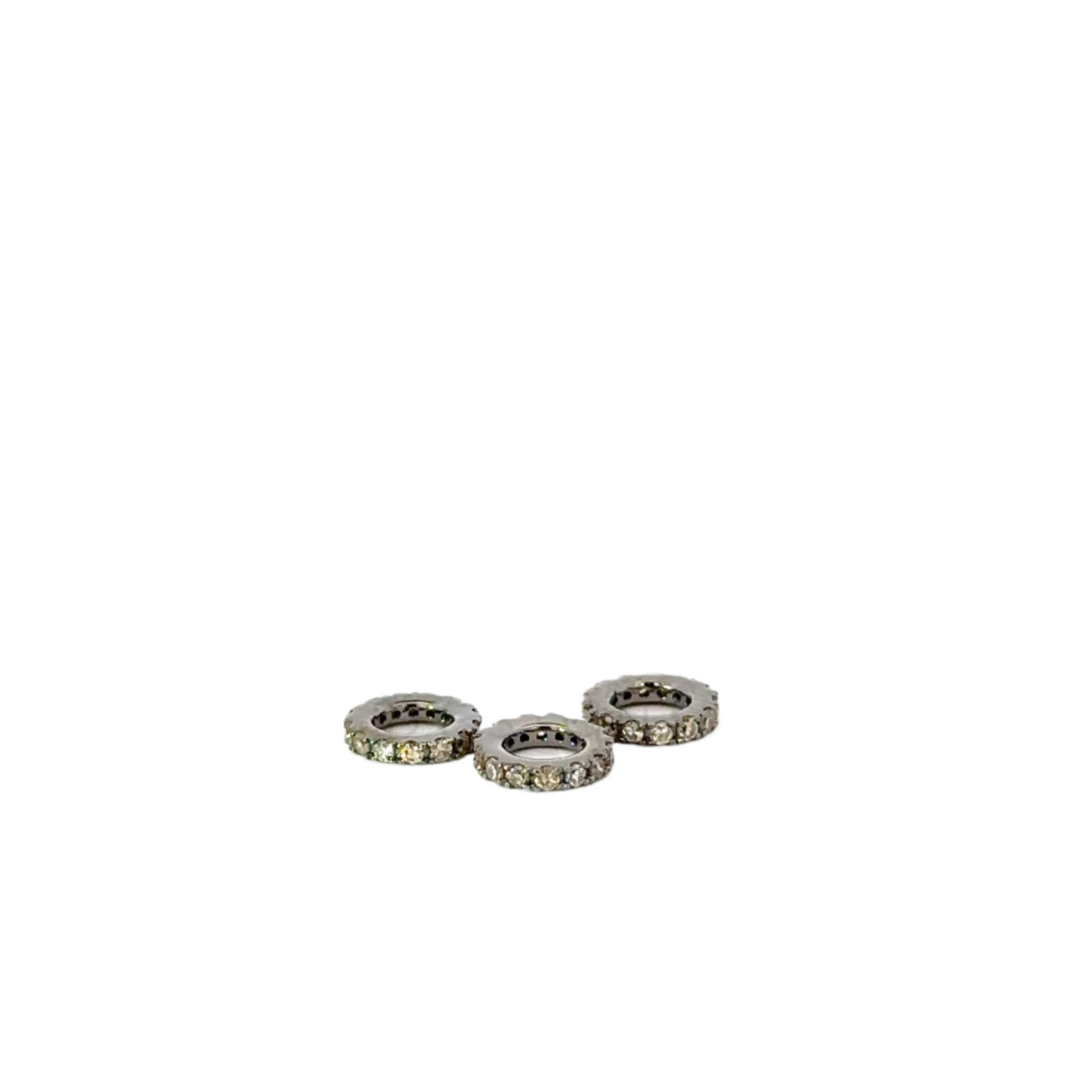 Pave Diamond Accent Bead