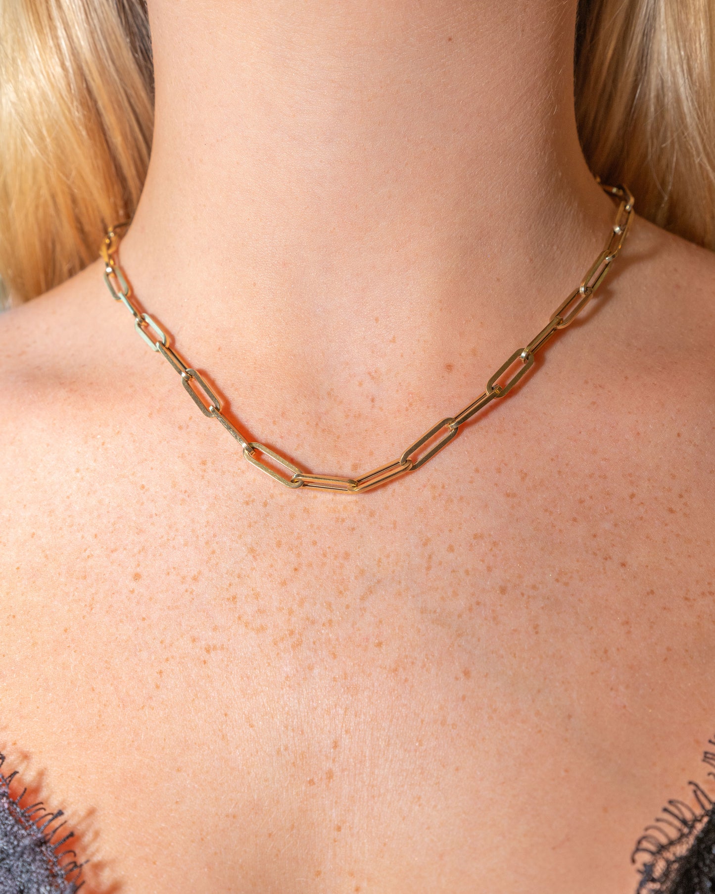 Paper Clip Chain Necklace