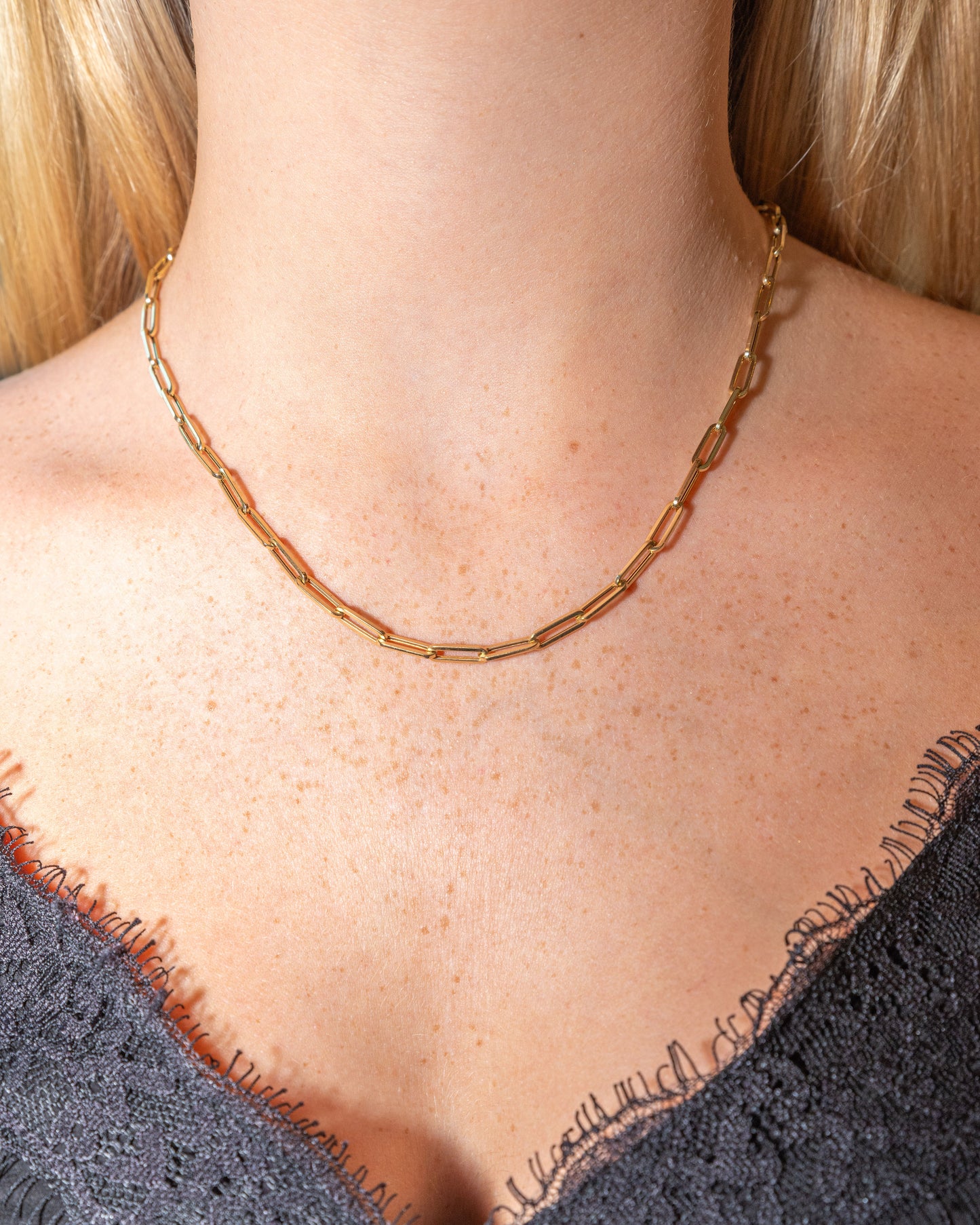 Paper Clip Chain Necklace