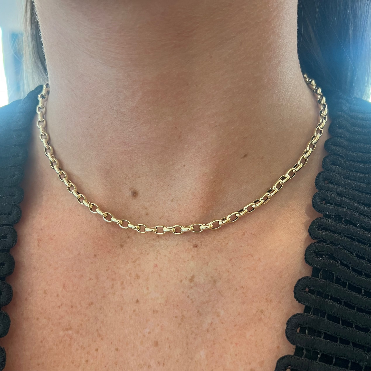 Thick Oval Cable Link Chain