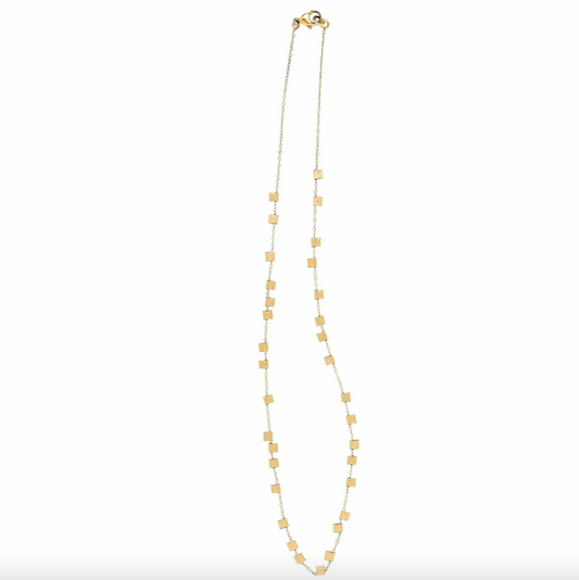 Julie Cohn Bertoia Short Gold Filled Chain Necklace