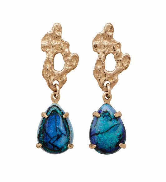 Julie Cohn Petite Reef Opal Teardrop Earring