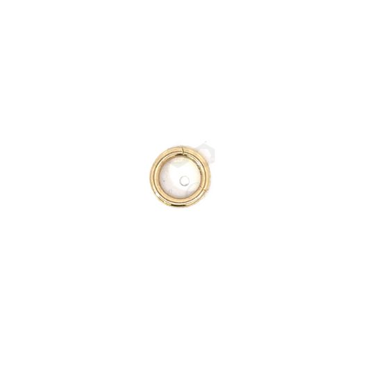 Small Yellow Gold Circle Bail