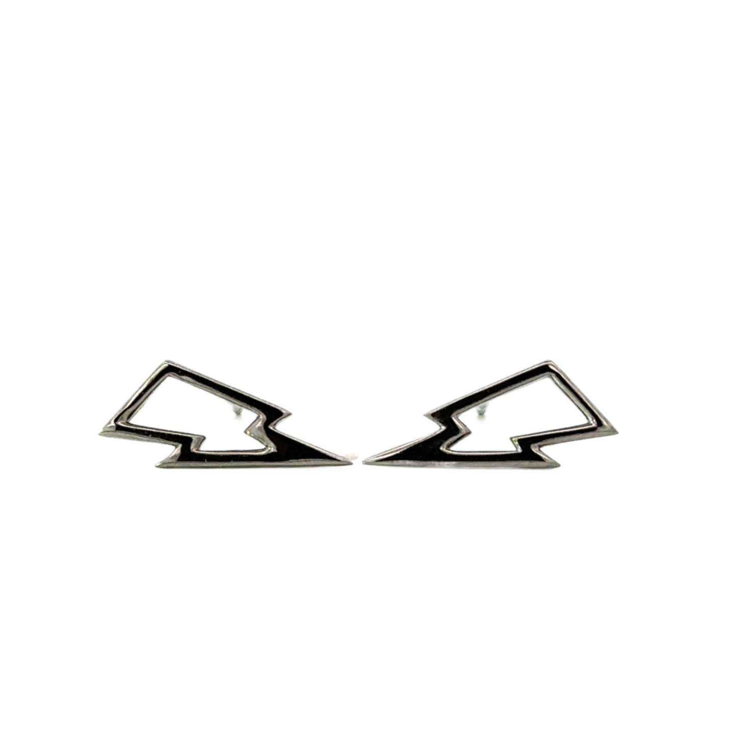 Open Lightning Bolt Earring