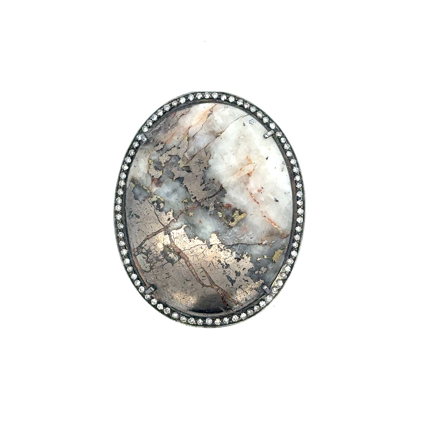 Coin Pyrite Bolo Tie