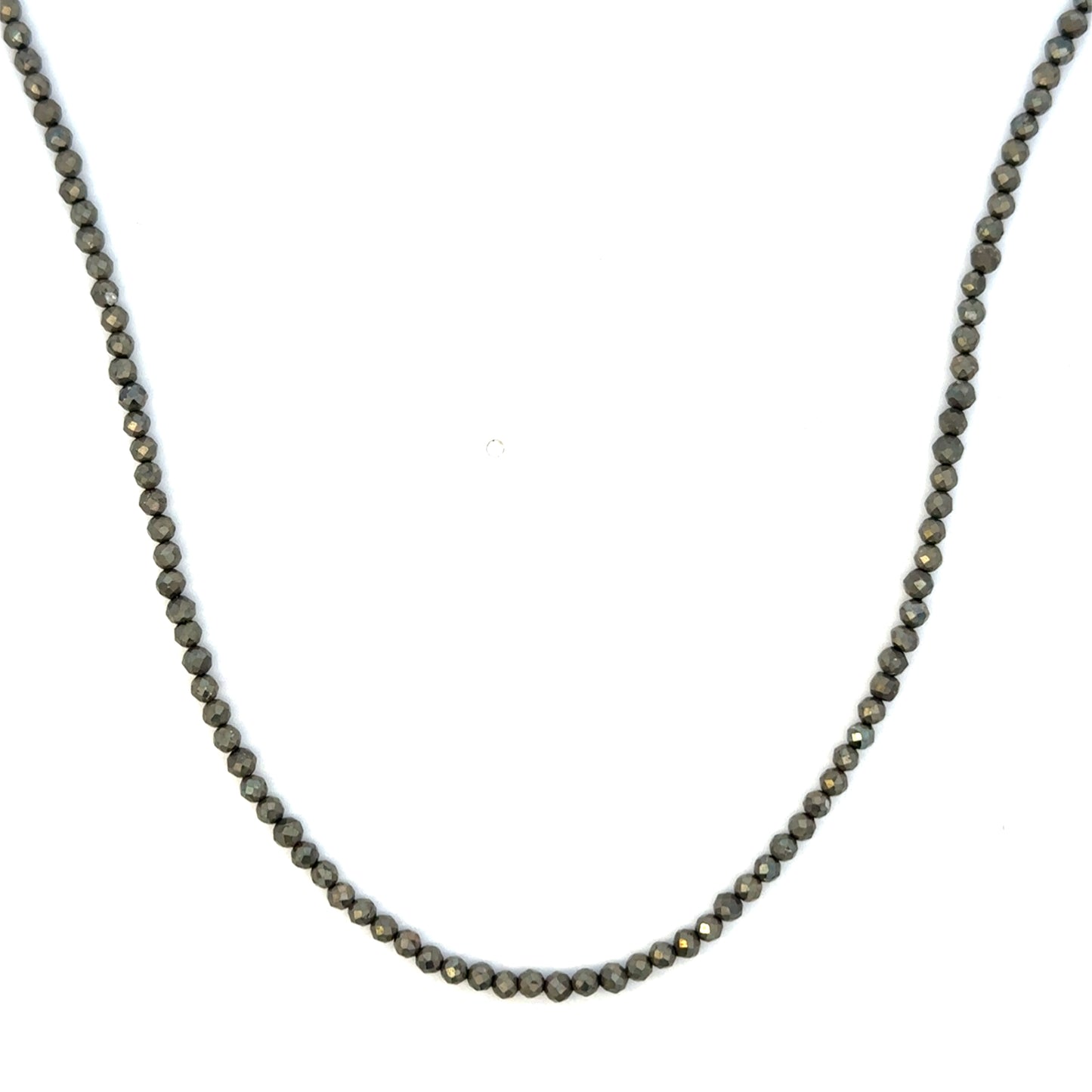 2.5mm Strung Pyrite Necklace