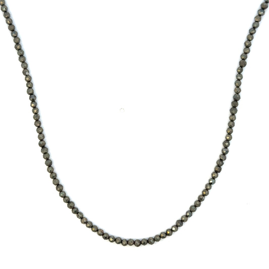 2.5mm Strung Pyrite Necklace