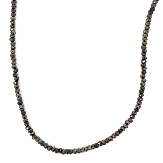 3.5mm Strung Pyrite Necklace