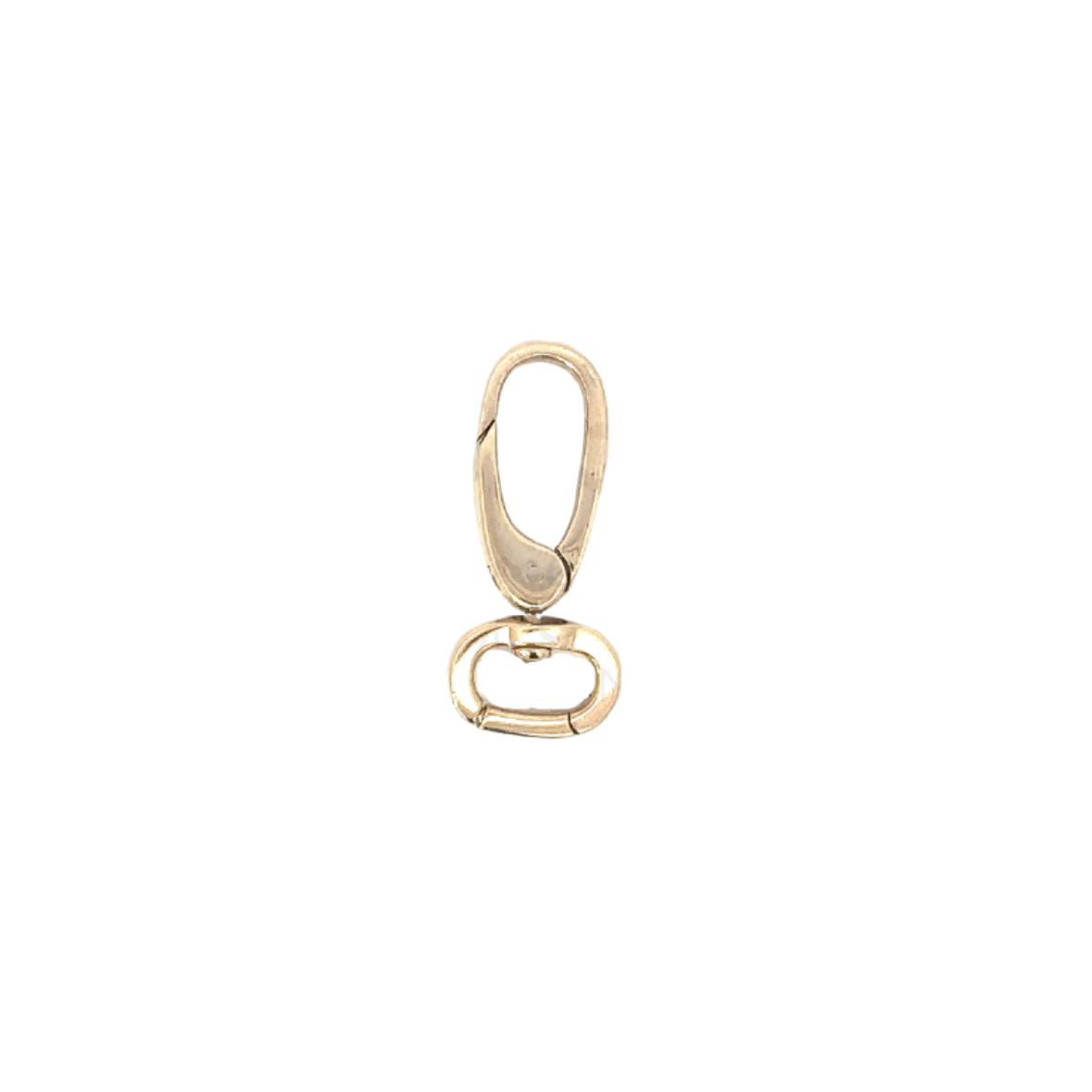 Yellow Gold Swivel Clip on Lobster Bail