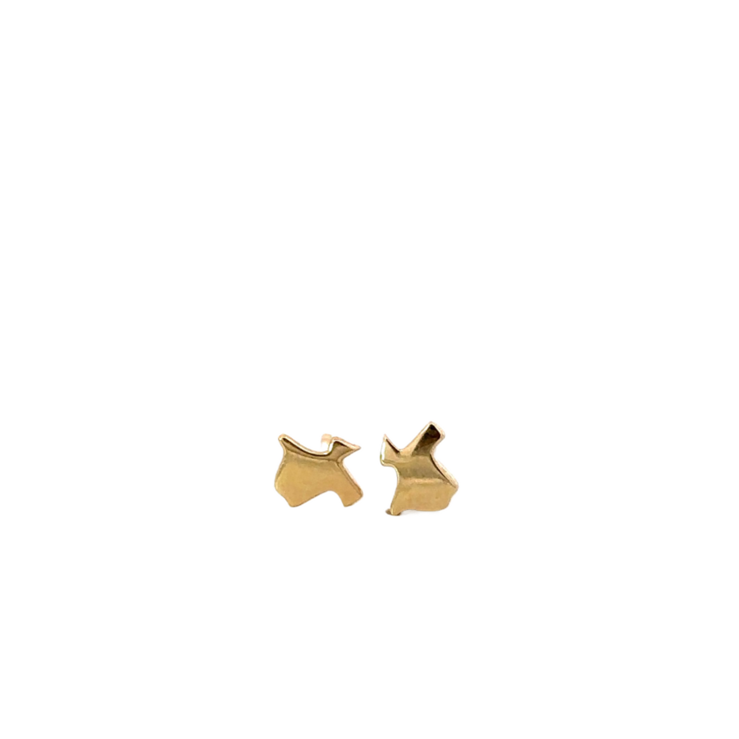 Yellow Gold Texas State Earring