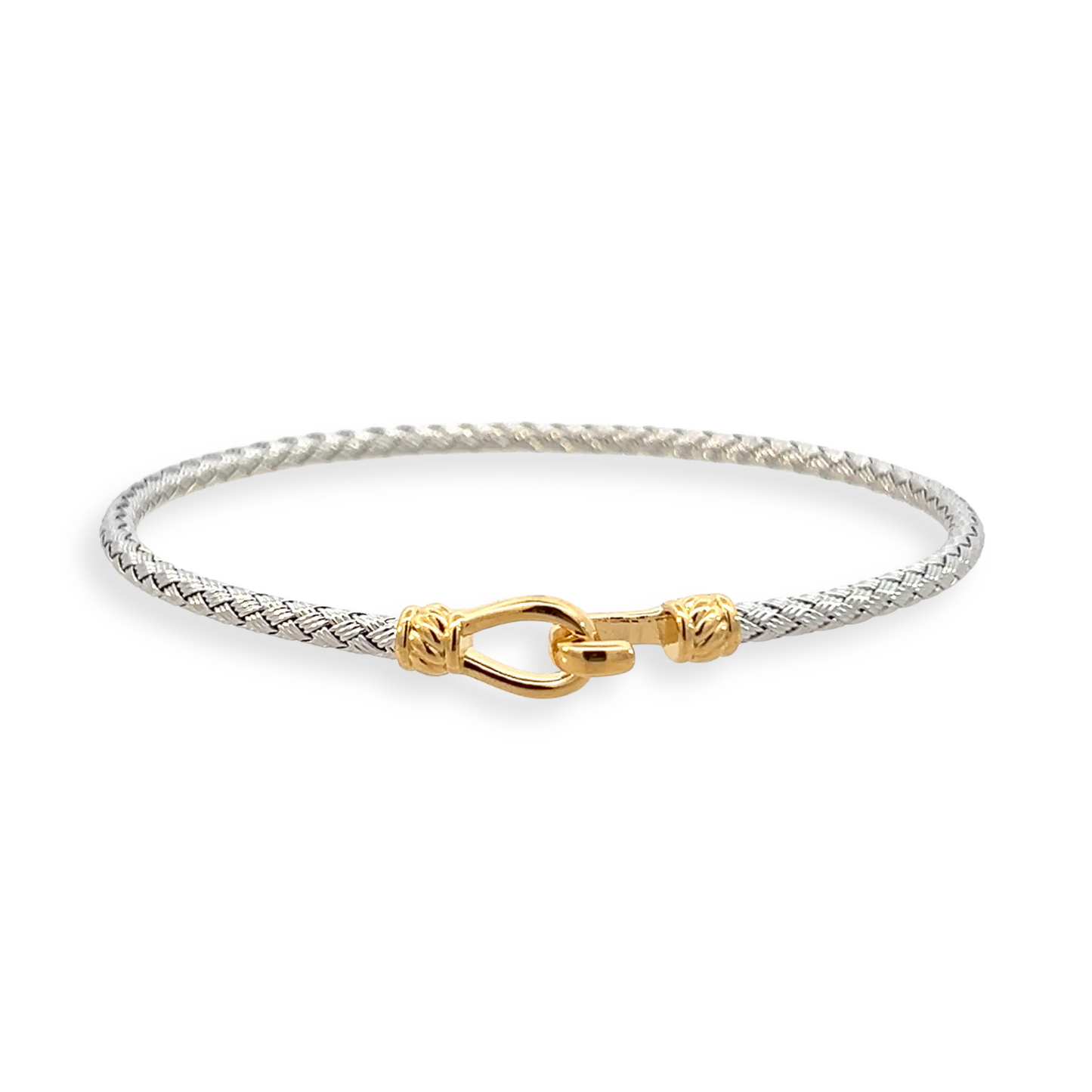 Sterling Silver Buckle Bracelet