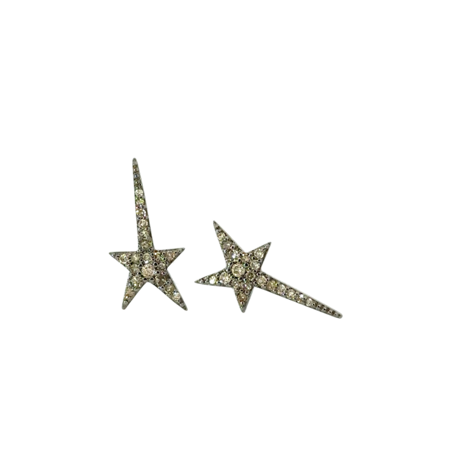 Pave Diamond Shooting Star Earring