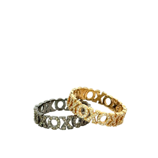 Pave Diamond XO Band