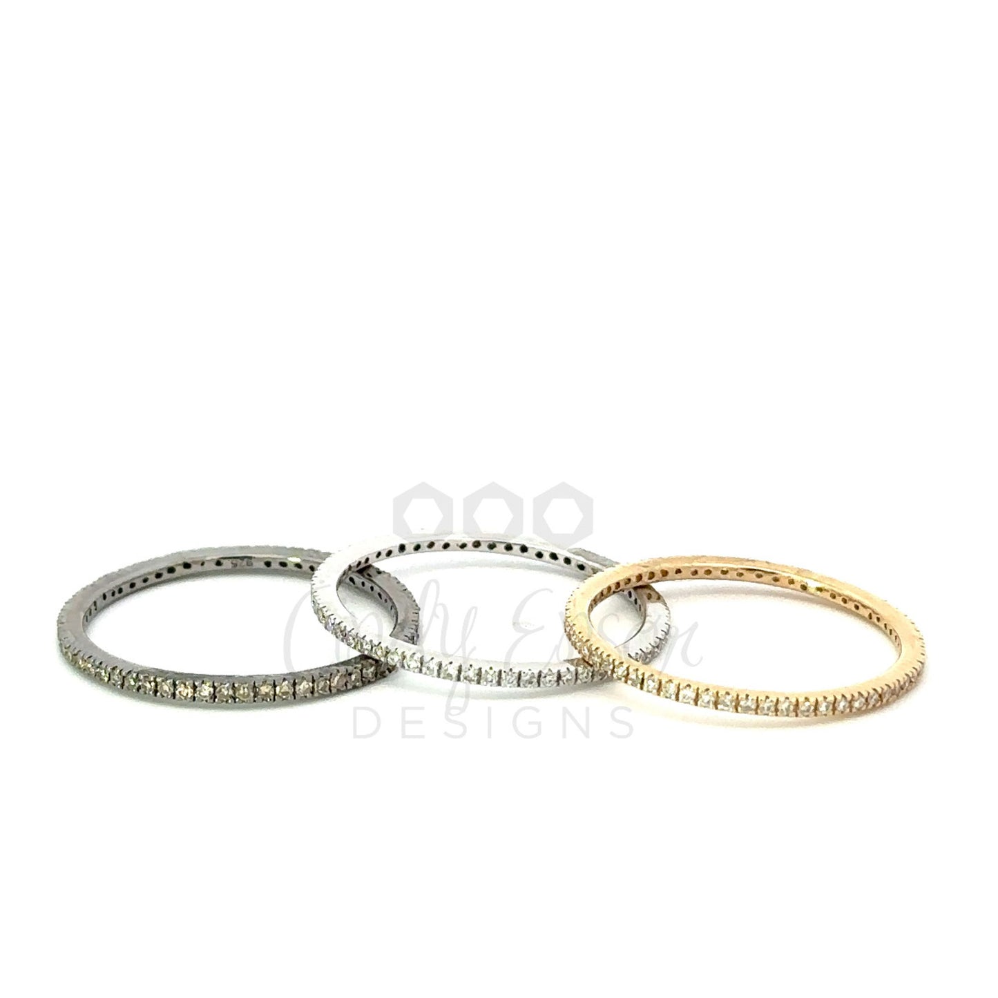 Thin Pave Diamond Eternity Band