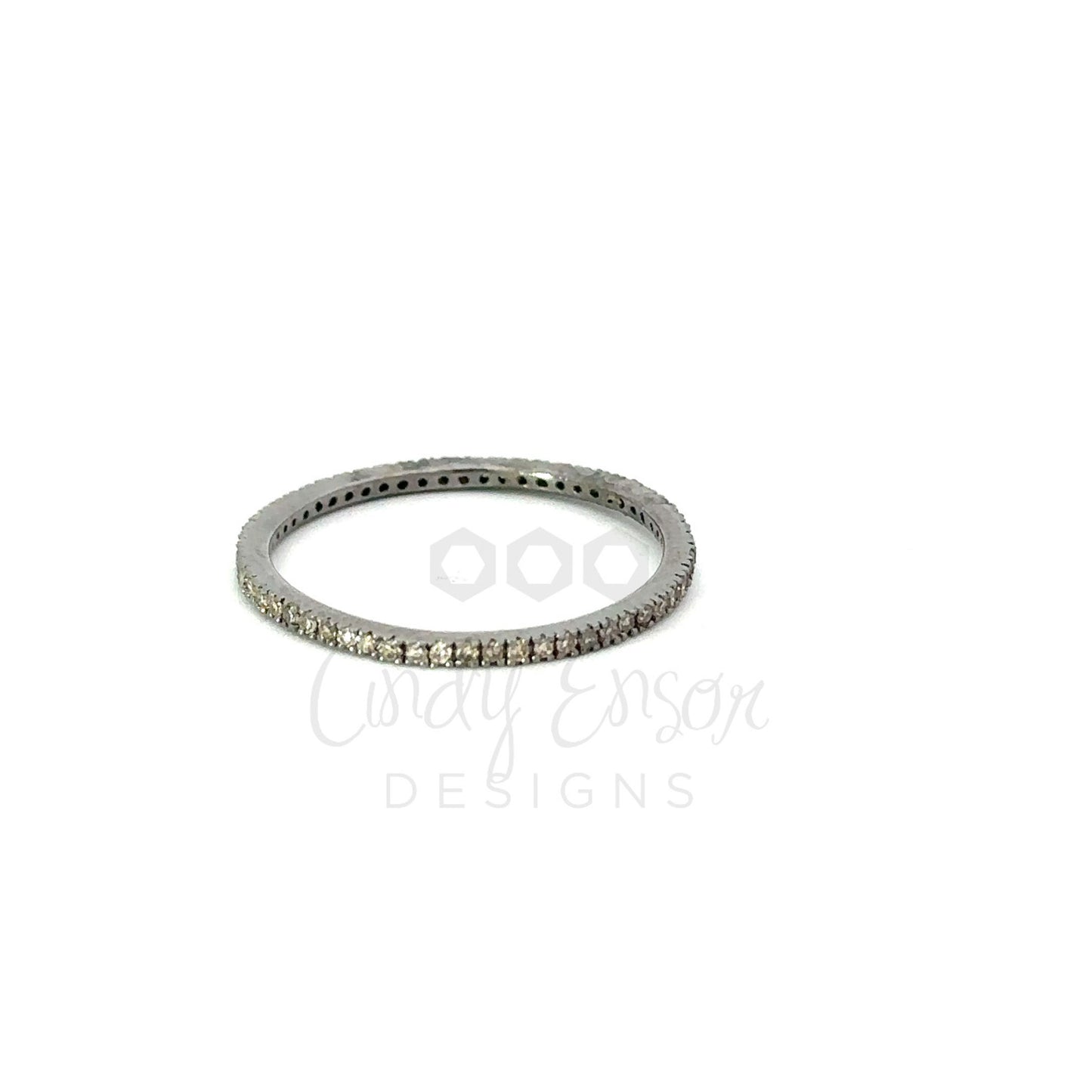 Thin Pave Diamond Eternity Band