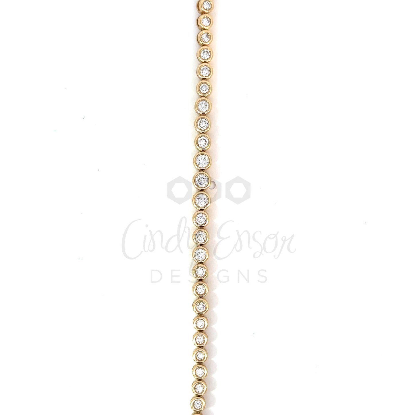 Bezeled Diamond Bracelet