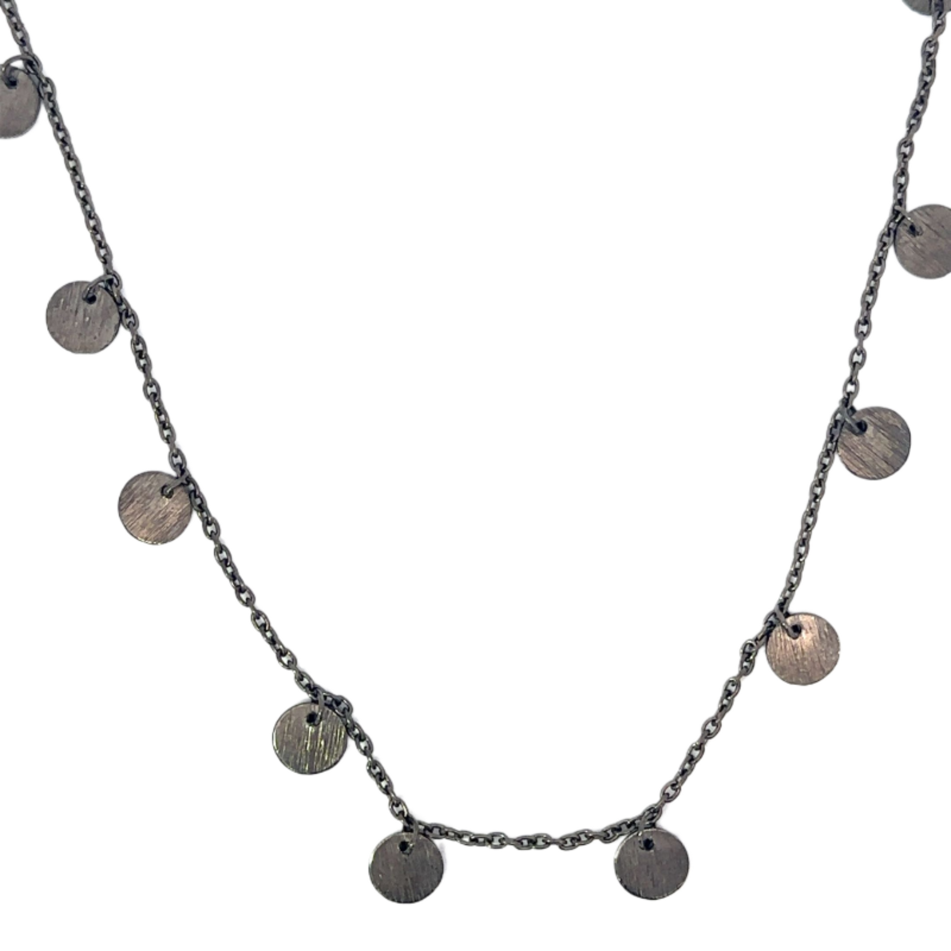 Oxidized Coin Station Necklace – Cindy Ensor Designs