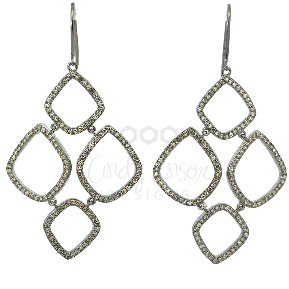 Four Geometric Shaped Earring