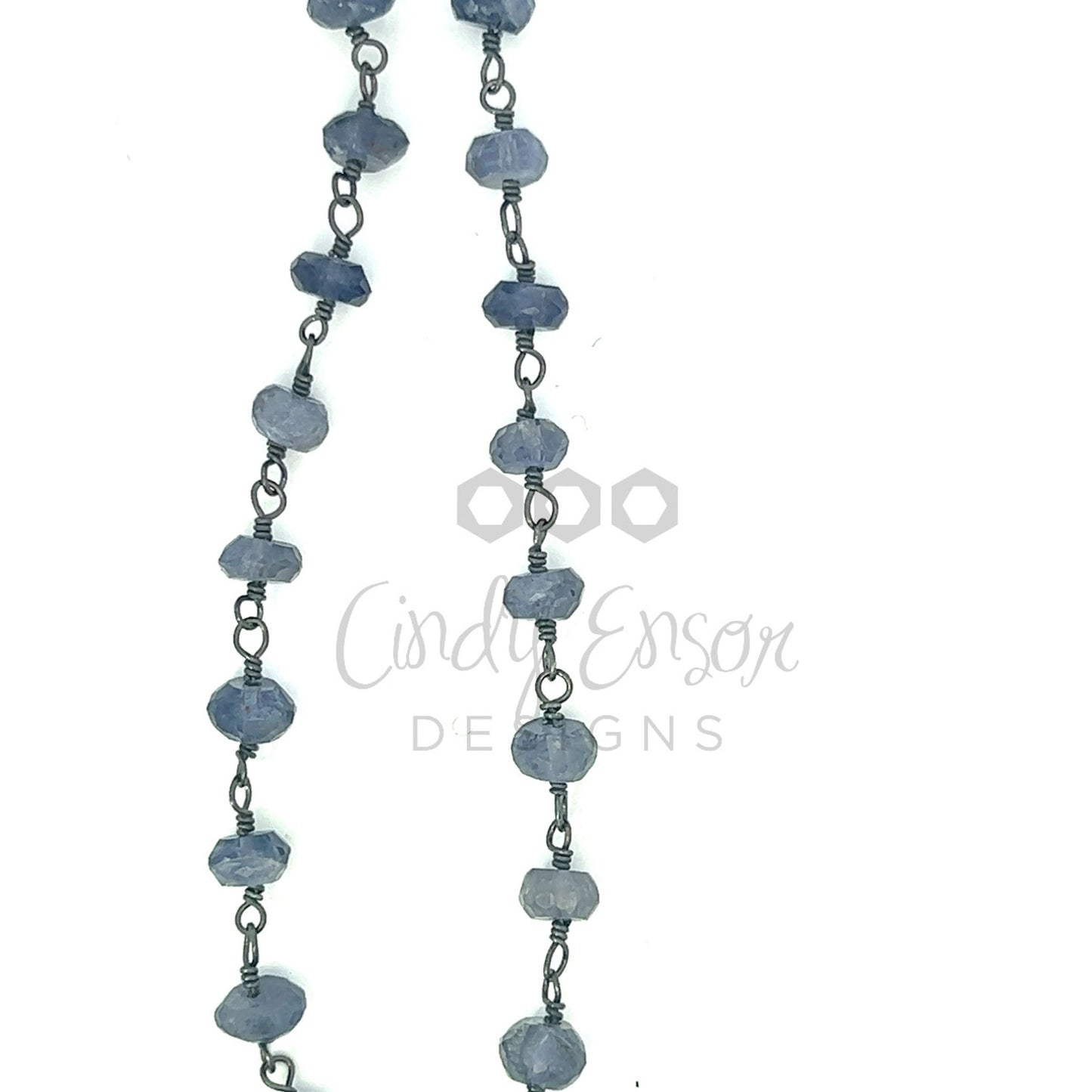 Short Blue Stone Chain