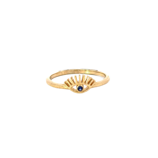 Evil Eyelash Ring