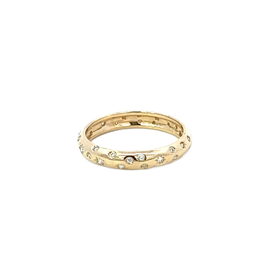 Yellow Gold Multi Diamond Constellation Band