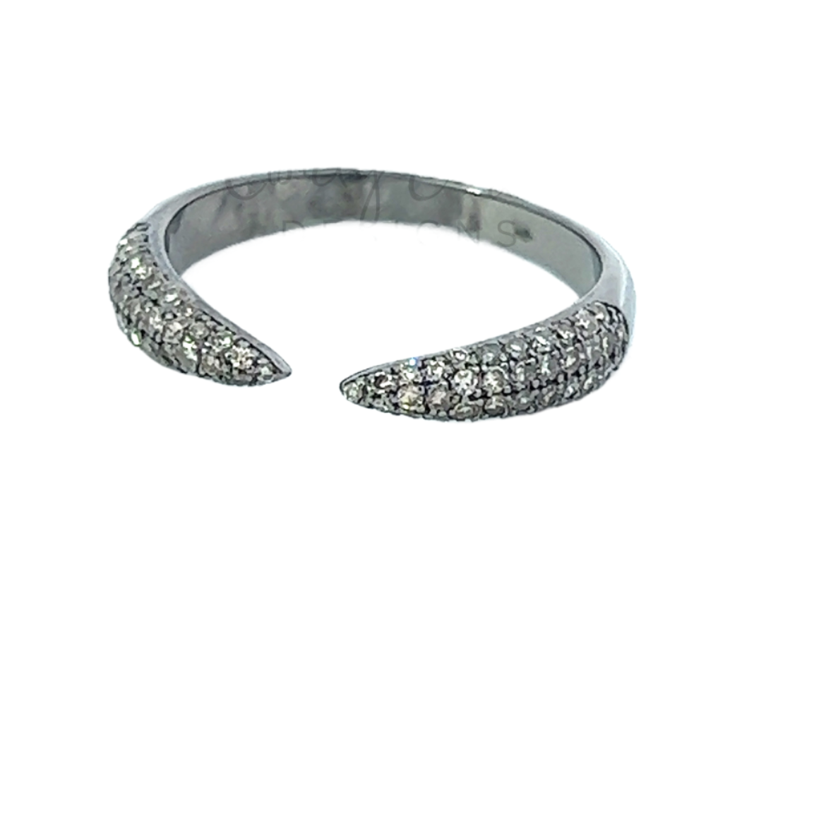 Pave Open Ring