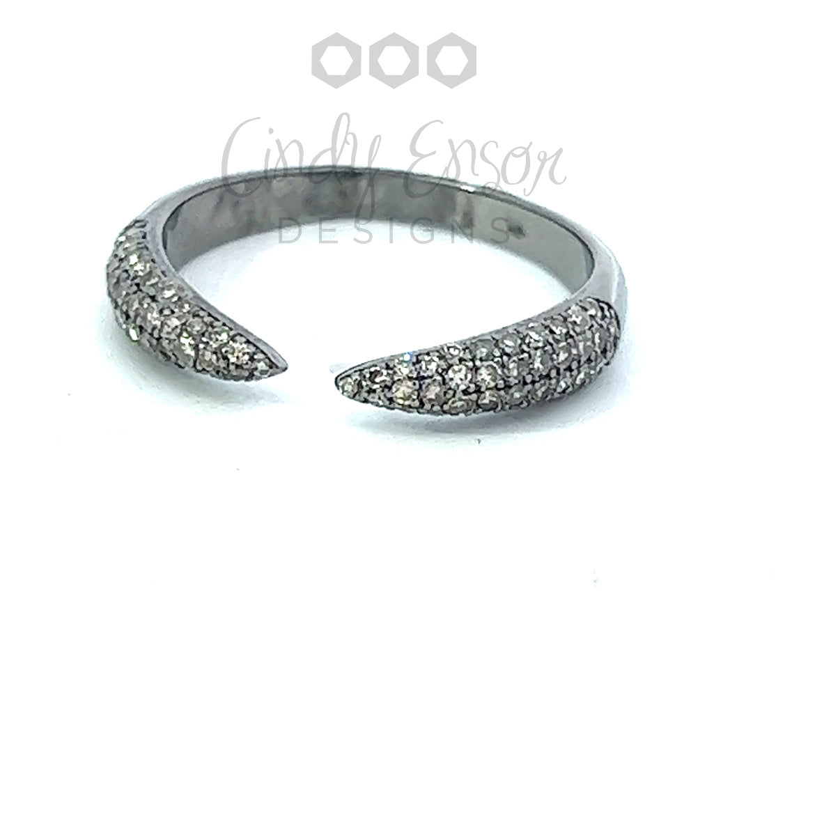 Pave Open Ring