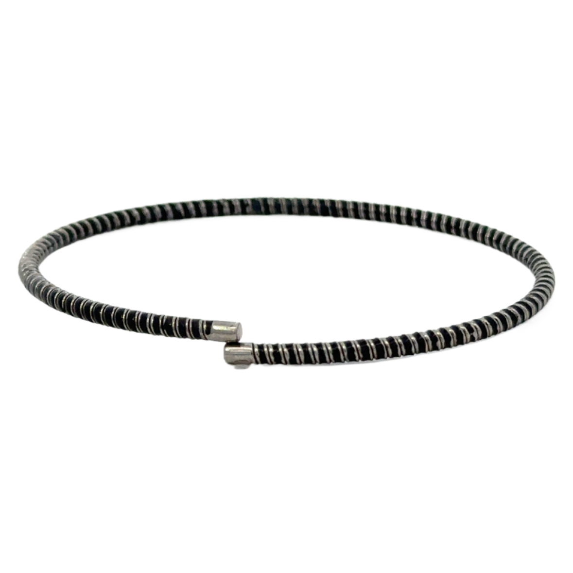 Sterling Enamel Twist Bracelet