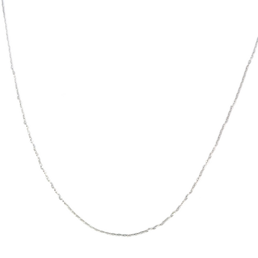 White Gold Adjustable Chain