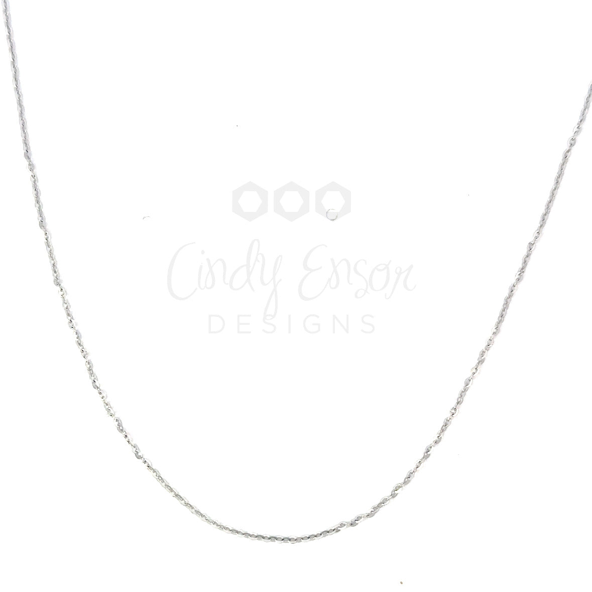 White Gold Adjustable Chain