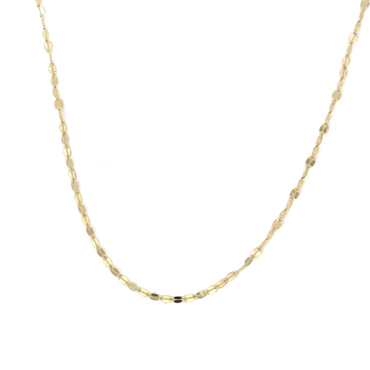 1.4mm Mirrored Rolo Chain Necklace